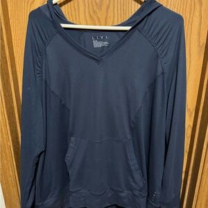 Lane Bryant Navy V-Neck Sweater